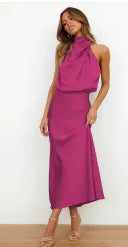 Women's Elegant Satin Dress