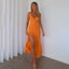 Flowy Summer Beach Midi Dress