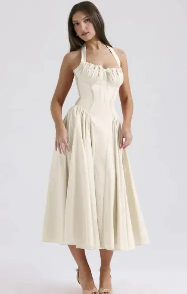 Women's Halter Lace Dress Main image