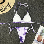 Women's Tie Dye Micro Bikini Set