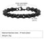 Men's Casual Simple Bracelet Steel Color