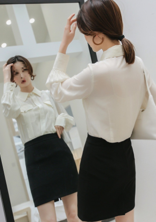Women's OneStep Hip Short Skirt Suit & Work Skirt Bag