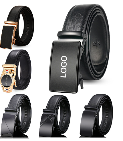 Men's Premium Leather Belt with Automatic Buckle