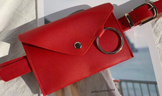 PU Crossbody Chest Bag and Waist Bag