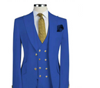 Three-Piece Suit Set for Wedding and Formal Events