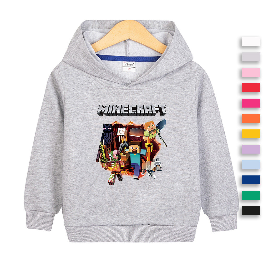 Boys Hooded Sweatshirts - Pure Cotton Casual Tops
