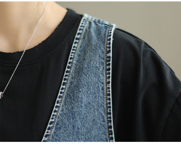 Women's Denim Tank Top Jumpsuit