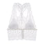 Women's Lace Wireless Front Closure Bra Lingerie Women's Bras Unbranded White S