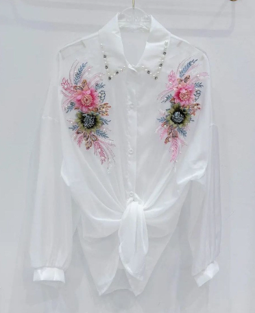 Women's 3D Floral Sunscreen Shirt