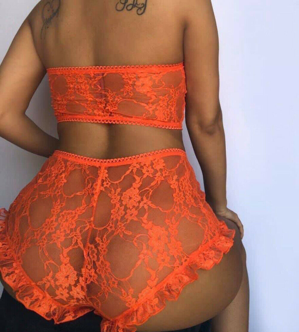 Women's Lace Lingerie Three Piece Set