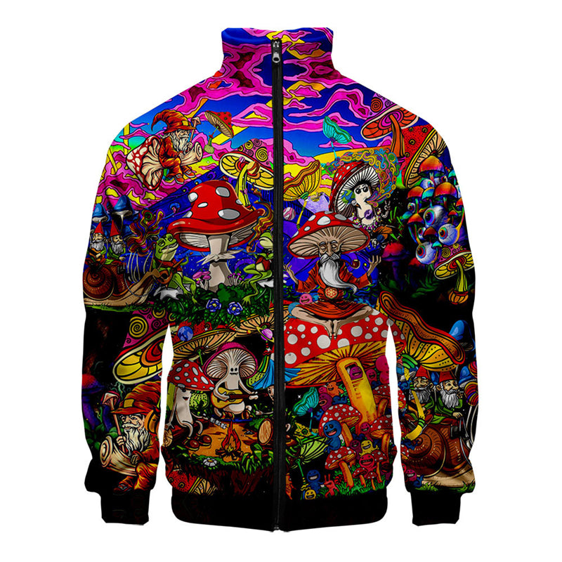 Casual Zip Up Jacket Unisex ILLUSION CO
