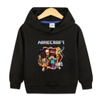 Boys Hooded Sweatshirts - Pure Cotton Casual Tops