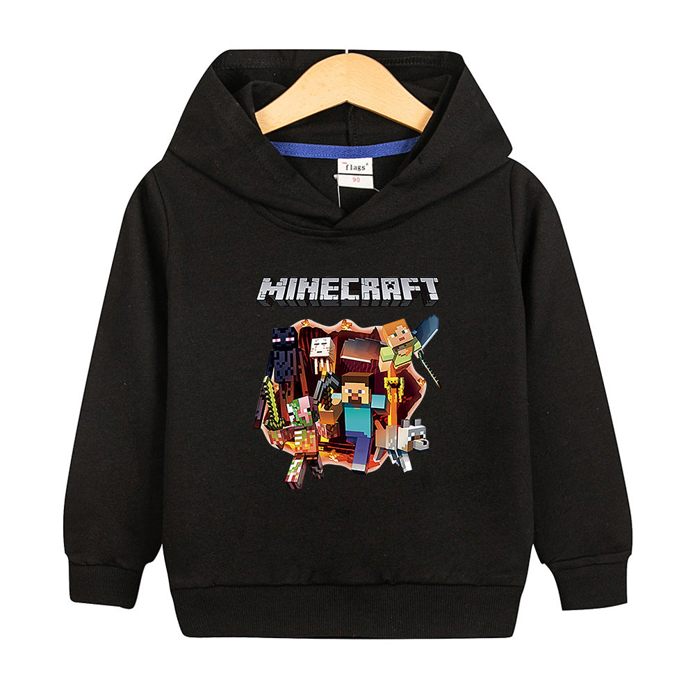 Boys Hooded Sweatshirts - Pure Cotton Casual Tops