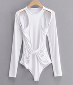 Women's Cutout Long Sleeve T Shirt