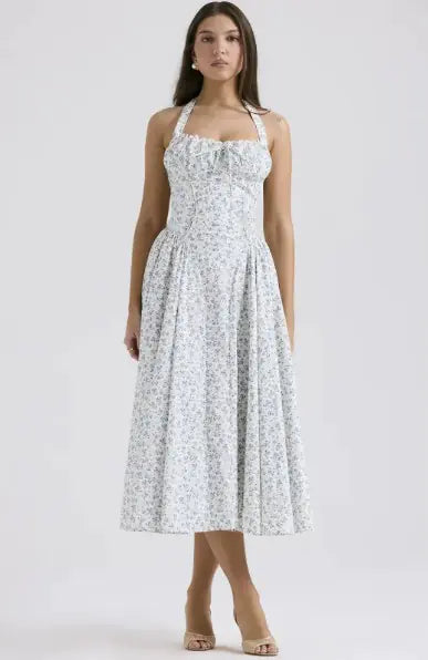 Women's Halter Lace Dress