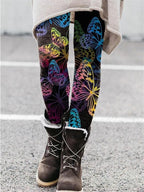 Christmas Leggings Elastic Women