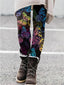 Christmas Leggings Elastic Women