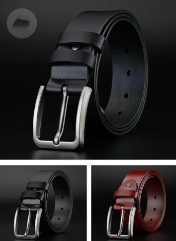 Men's Leather Belt Men's Belt Unbranded Main image
