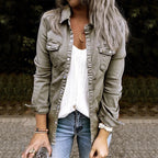 Women's Long Sleeve Denim Shirt