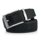 Men's Casual Leather Belt with Pin Holes