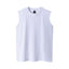 260g Double Yarn Cotton Tank Top for Streetwear Men's Tank Top Unbranded White S
