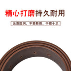 Men's Solid Brass Buckle Genuine Leather Belt