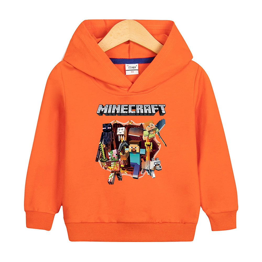 Boys Hooded Sweatshirts - Pure Cotton Casual Tops