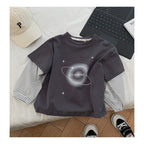 Boys' Cotton Long Sleeve Round Neck T-Shirt (Ages 3-13)