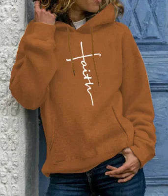 Unisex Faith Printed Hoodie