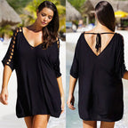 Women's Plus Size Loose Beach Dress
