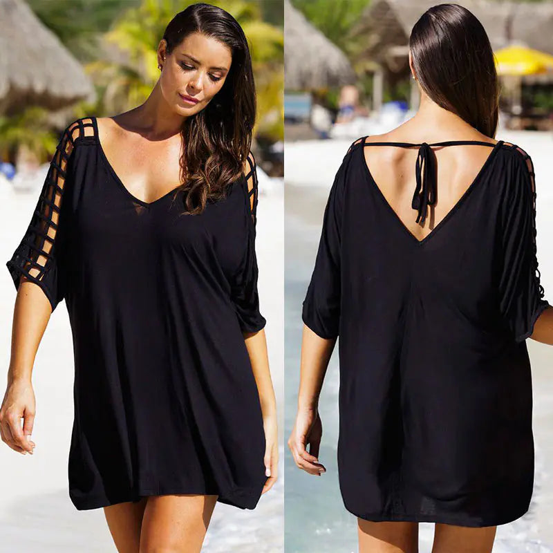 Women's Plus Size Loose Beach Dress