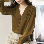 Women's Loose Chiffon Shirt