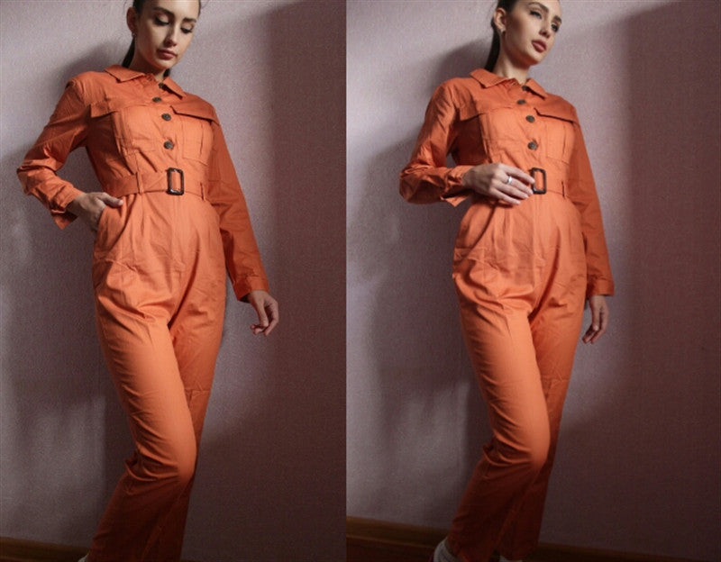 New Cotton Casual Jumpsuit for Women