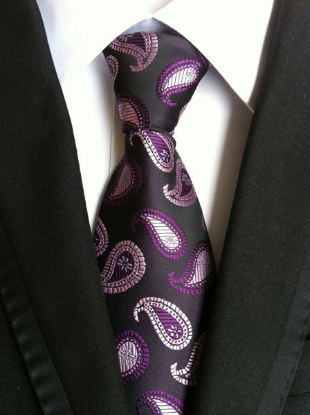 Men's High-Density Paisley Tie