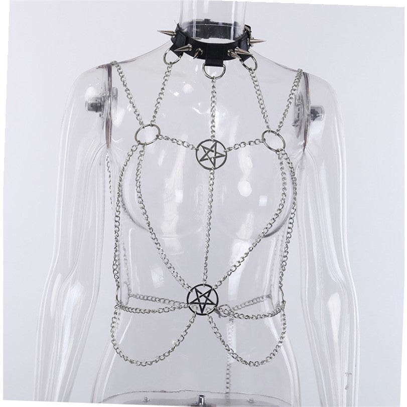 Five-Star Chain Pendant Role Play Decoration 92383
