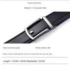 Men's Genuine Leather Automatic Buckle Belt - Fashionable Men's Belt Unbranded