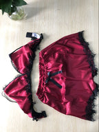 Women's Sexy Lace Lingerie Sleepwear Set