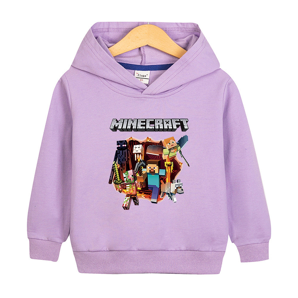 Boys Hooded Sweatshirts - Pure Cotton Casual Tops