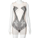 Women's Sheer Mesh Dress