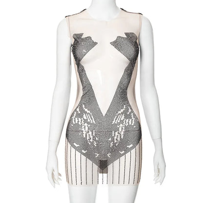 Women's Sheer Mesh Dress
