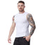 Men's Sleeveless Workout Tank Top - Breathable Quick-Dry Men's Tank Top Unbranded White S
