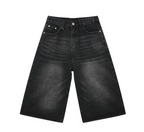Unisex Retro High Denim Shorts