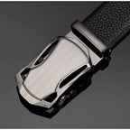 Men's Automatic Buckle Kangaroo Leather Belt