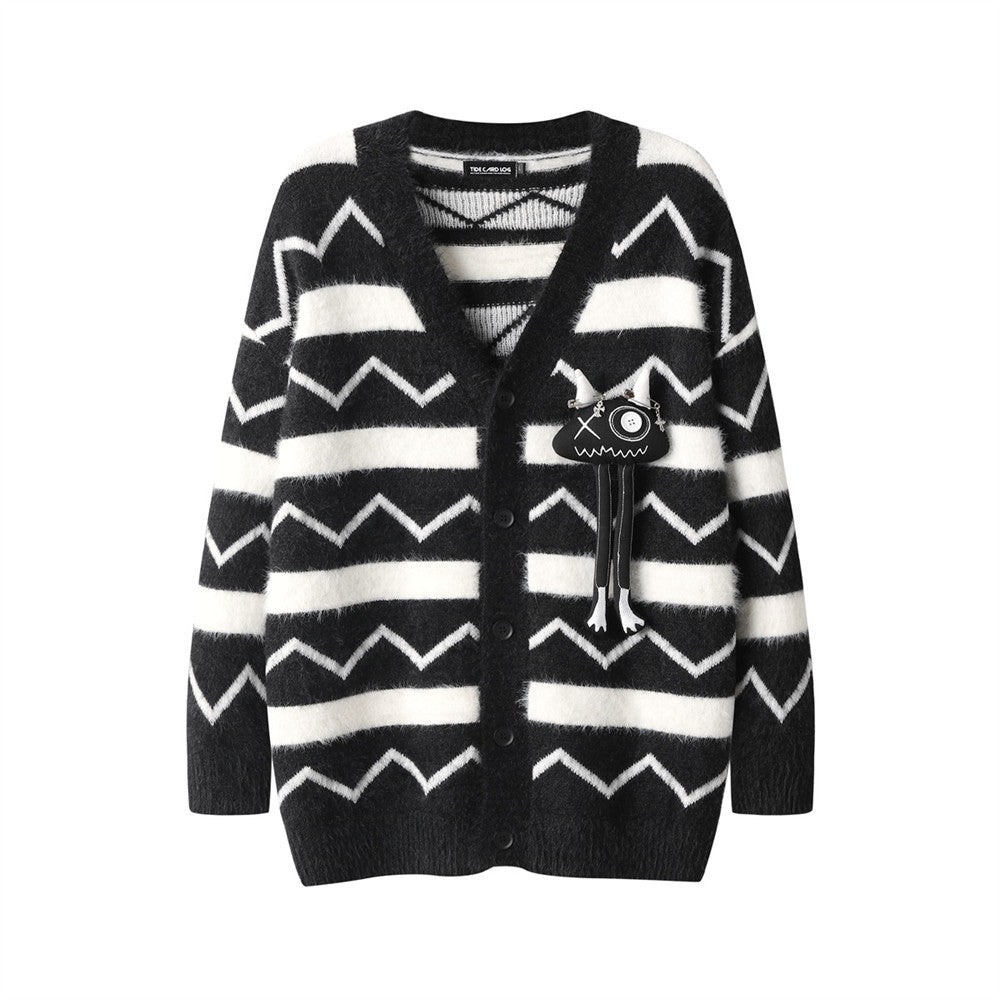Unisex Loose Casual Sweater Coat for Everyday Wear