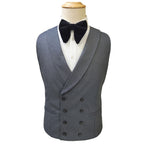 Men's Gray 3-Piece Suit for Weddings and Events
