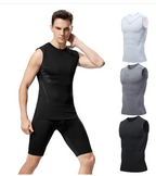 Men's Athletic Sleeveless Compression Tank Top for Sports