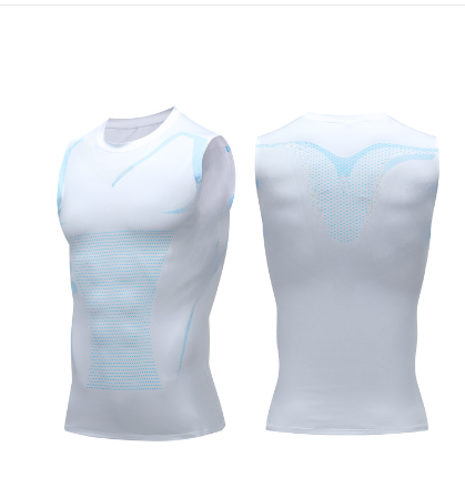 Men's Athletic Sleeveless Compression Tank Top for Sports