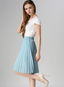Women's Pleated Vintage High Waist Midi Skirt
