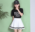 Women's Pleated Midi A Line Half Skirt