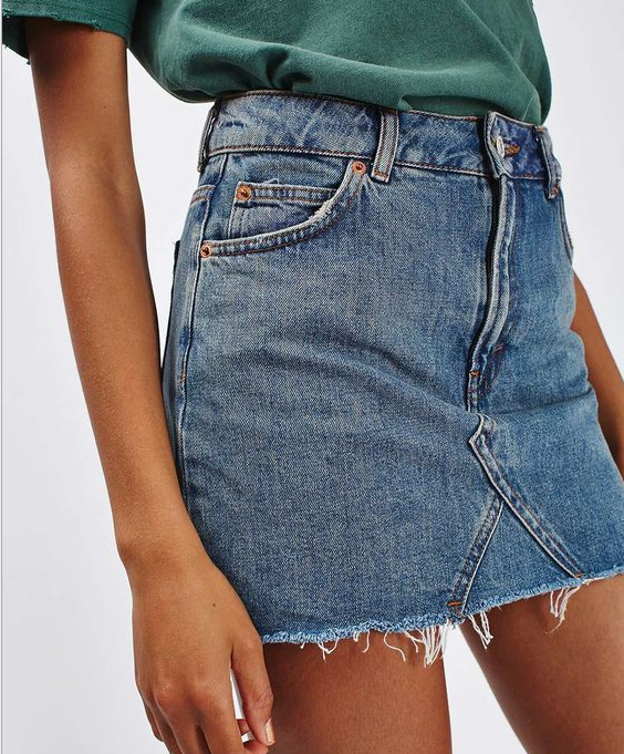 Women's Denim Midi Skirt Main image